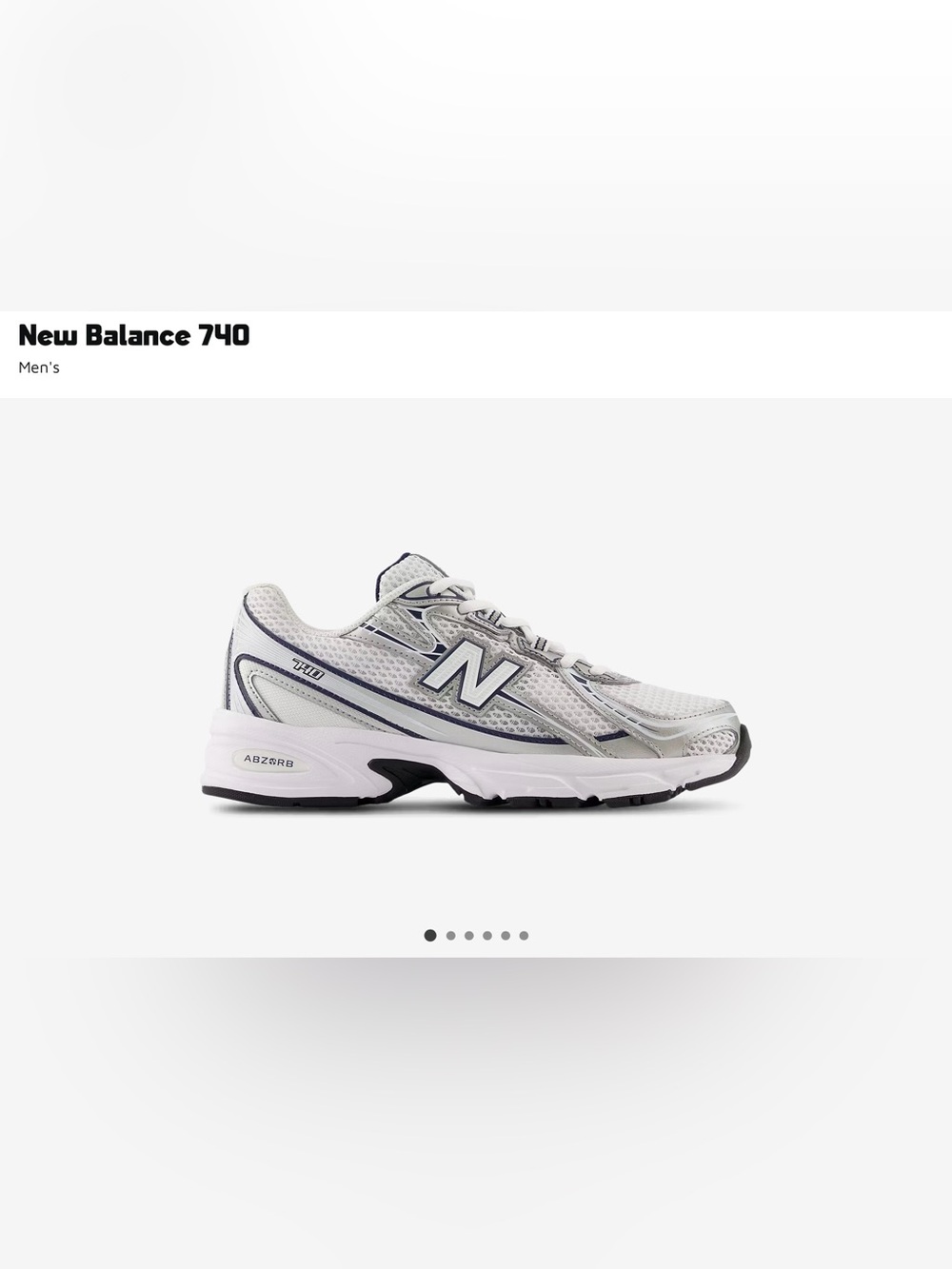 NWT New Balance 740 Women’s Size 8.5